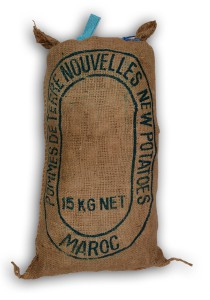 Nicola Maroc in traditionele verpakking: 15kg jute baaltje