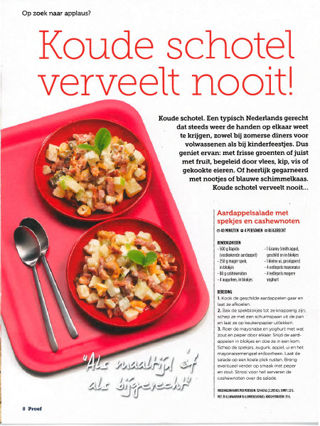Recepten voor aardappelsalades