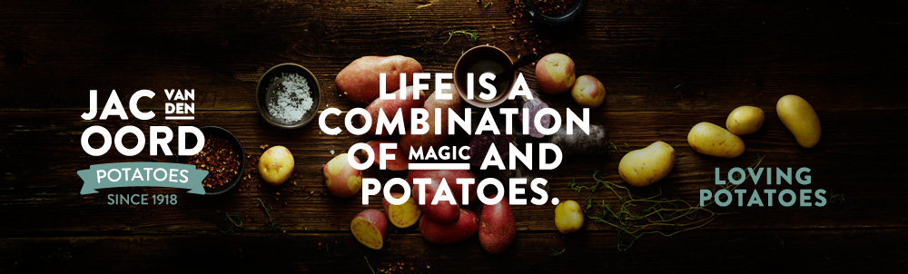 Jac van den Oord Potatoes - onze nieuwe huisstijl